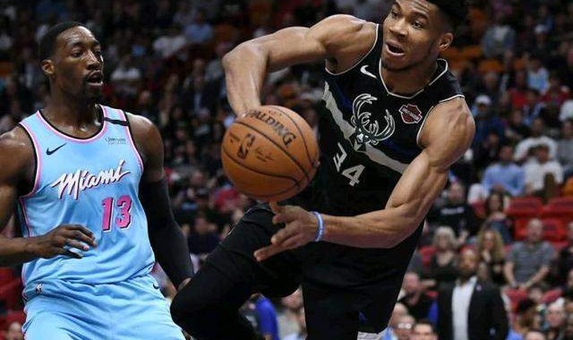  阿德巴约两双热火复仇雄鹿  